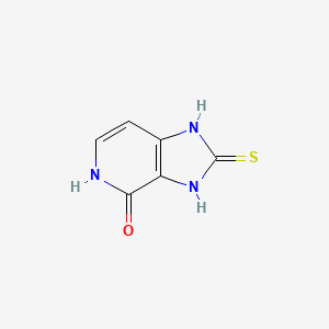 molecular formula C6H5N3OS B8497813 2-Mercapto-3,5-dihydro-imidazo[4,5-c]pyridin-4-one 