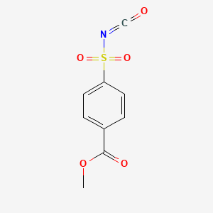 molecular formula C9H7NO5S B8497815 4-Methoxycarbonylbenzenesulfonylisocyanate 