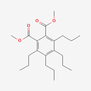 molecular formula C22H34O4 B8497923 Dimethyl 3,4,5,6-tetrapropylbenzene-1,2-dicarboxylate CAS No. 323583-96-6