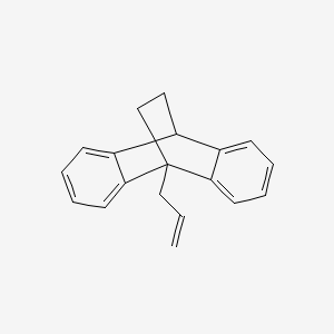 molecular formula C19H18 B8497924 9-(Prop-2-en-1-yl)-9,10-dihydro-9,10-ethanoanthracene CAS No. 62686-45-7