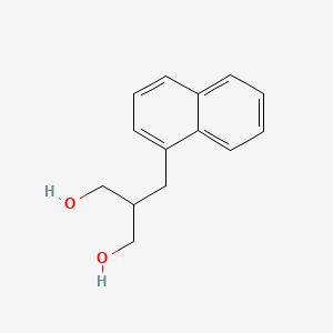 molecular formula C14H16O2 B8497925 2-(1-Naphthylmethyl)-1,3-propanediol 