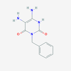 molecular formula C11H12N4O2 B8497947 3-benzyl-5,6-diamino-1H-pyrimidine-2,4-dione 