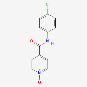 molecular formula C12H9ClN2O2 B8498004 N-(4-chlorophenyl)-4-pyridinecarboxamide-1-oxide 