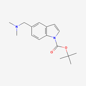 1h-Indole-1-carboxylic acid,5-[(dimethylamino)methyl]-,1,1-dimethylethyl ester