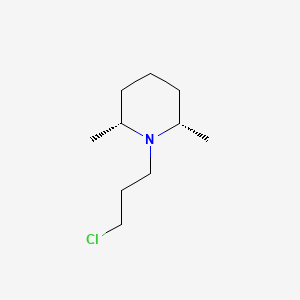 molecular formula C10H20ClN B8498049 cis-1-(3-Chloropropyl)-2,6-dimethylpiperidine 