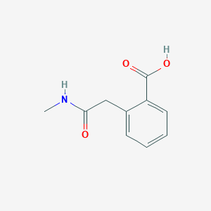 molecular formula C10H11NO3 B8498064 N-Methyl-2-carboxybenzeneacetamide 