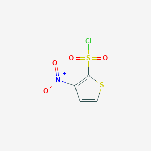 molecular formula C4H2ClNO4S2 B8498073 3-Nitro-thiophene-2-sulfonyl chloride 