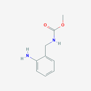 molecular formula C9H12N2O2 B8498078 2-(Methoxycarbonylaminomethyl)aniline 