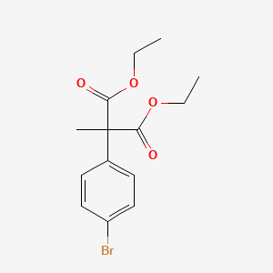 molecular formula C14H17BrO4 B8498094 2-(4-Bromo-phenyl)-2-methyl-malonic acid diethyl ester CAS No. 872882-98-9