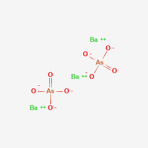 molecular formula Ba(AsO4)2<br>As2Ba3O8 B084981 Barium arsenate CAS No. 13477-04-8