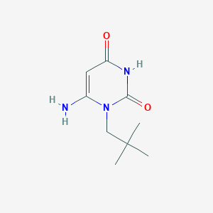 molecular formula C9H15N3O2 B8498109 6-Amino-1-neopentyluracil 