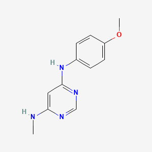 N4-(4-Methoxyphenyl)-N6-methylpyrimidine-4,6-diamine