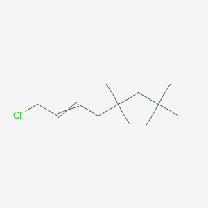 molecular formula C12H23Cl B8498164 1-Chloro-5,5,7,7-tetramethyl-2-octene CAS No. 141-64-0