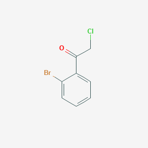 molecular formula C8H6BrClO B8498192 o-Bromo-2-chloro-acetophenone 