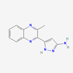 3-(3-methylquinoxalin-2-yl)-1H-pyrazol-5-amine