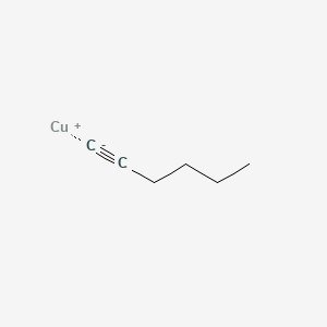 molecular formula C6H9Cu B8498266 1-Hexynylcopper CAS No. 33589-44-5