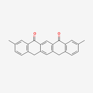 B8498424 3,9-dimethylpentacene-5,7(12H,14H)-dione CAS No. 503603-70-1