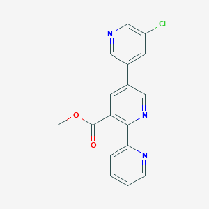 Methyl 5''-chloro-2,2':5',3''-terpyridine-3'-carboxylate