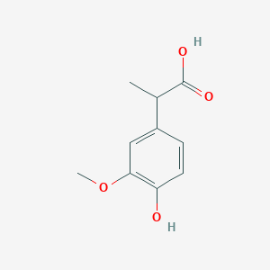 2-(4-Hydroxy-3-methoxyphenyl)propanoic acid