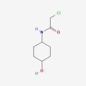 molecular formula C8H14ClNO2 B8498698 trans-2-chloro-N-(4-hydroxycyclohexyl)-acetamide 
