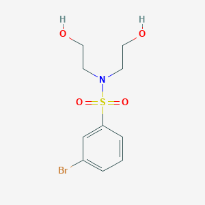 3-bromo-N,N-bis(2-hydroxyethyl)benzenesulfonamide