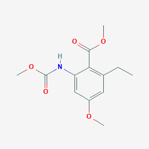 2-Ethyl-4-methoxy-6-methoxycarbonylamino-benzoic acid methyl ester