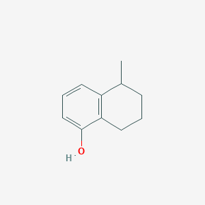 molecular formula C11H14O B8498766 5-Methyl-5,6,7,8-tetrahydro-naphthalen-1-ol 