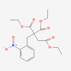 Triethyl 3-(2-nitrophenyl)propane-1,2,2-tricarboxylate