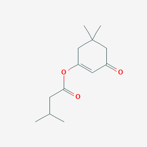 molecular formula C13H20O3 B8498983 5,5-Dimethyl-3-oxocyclohex-1-en-1-yl 3-methylbutanoate 