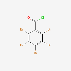 molecular formula C7Br5ClO B8499011 Pentabromobenzoyl chloride CAS No. 59646-51-4