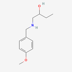 molecular formula C12H19NO2 B8499079 1-(4-Methoxybenzylamino)butan-2-ol 