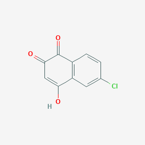 molecular formula C10H5ClO3 B8499188 6-Chloro-2-hydroxy-1,4-naphthoquinone 