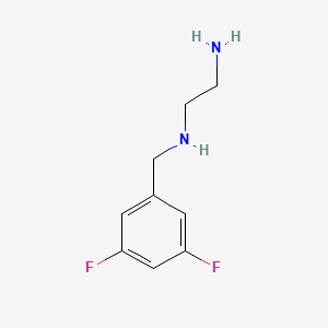 molecular formula C9H12F2N2 B8499209 N-(3,5-Difluorobenzyl)ethylenediamine CAS No. 123566-40-5