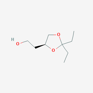 2-[(4S)-2,2-diethyl-1,3-dioxolan-4-yl]ethanol