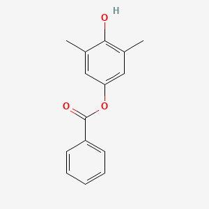 molecular formula C15H14O3 B8499223 4-Hydroxy-3,5-dimethylphenyl benzoate CAS No. 15770-88-4