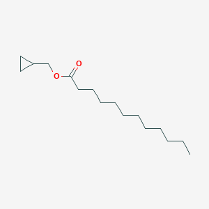 molecular formula C16H30O2 B8499246 Cyclopropylmethyl dodecanoate CAS No. 51115-01-6