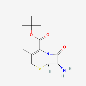 molecular formula C12H18N2O3S B8499254 t-Butyl 7beta-amino-3-methyl-3-cephem-4-carboxylate 