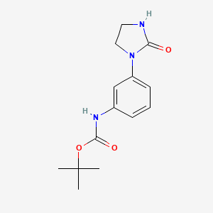 [3-(2-Oxo-imidazolidin-1-yl)-phenyl]-carbamic acid tert-butyl ester