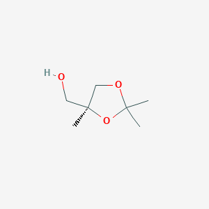 molecular formula C7H14O3 B8499298 ((4S)-2,2,4-trimethyl-1,3-dioxolan-4-yl)methan-1-ol CAS No. 86940-98-9