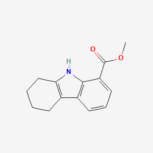 molecular formula C14H15NO2 B8499334 Methyl 6,7,8,9-tetrahydro-5H-carbazole-1-carboxylate 