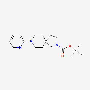 molecular formula C18H27N3O2 B8499340 tert-Butyl 8-(pyridin-2-yl)-2,8-diazaspiro[4.5]decane-2-carboxylate 