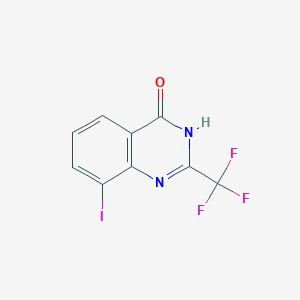 molecular formula C9H4F3IN2O B8499342 8-Iodo-2-(trifluoromethyl)quinazolin-4(3H)-one 