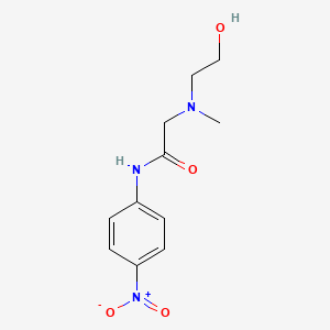 2-[(2-Hydroxyethyl)(methyl)amino]-N-(4-nitrophenyl)acetamide
