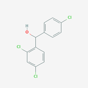 molecular formula C13H9Cl3O B8499359 2,4,4'-Trichlorobenzhydrol 