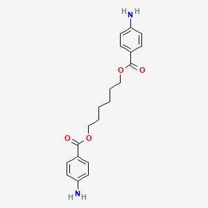 molecular formula C20H24N2O4 B8499388 6-[(4-Aminobenzoyl)oxy]hexyl 4-aminobenzoate 