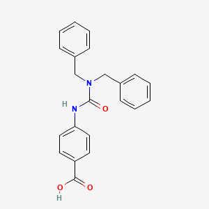 4-[(Dibenzylcarbamoyl)amino]benzoic acid