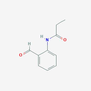 molecular formula C10H11NO2 B8499524 N-(2-Formylphenyl)propanamide 