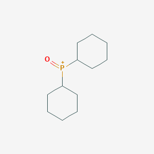 molecular formula C12H22OP+ B084996 Dicyclohexylphosphine oxide CAS No. 14717-29-4