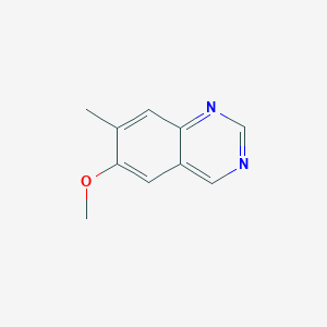 molecular formula C10H10N2O B8499601 6-Methoxy-7-methyl-quinazoline 