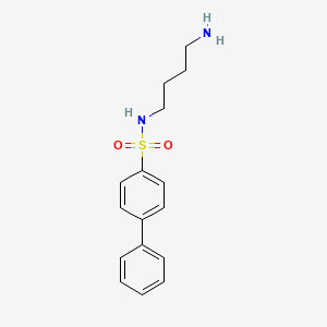 N-(4-aminobutyl)biphenyl-4-sulfonamide